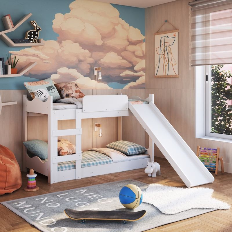 Beliche-Cama-Solteiro-Infantil-Escada-Escorregador--1-